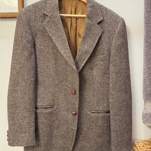 Levi's Brown Herringbone Blazer